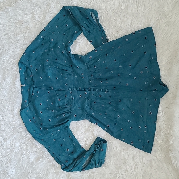 Free People | size xsmall | love grows green romper - Picture 3 of 13